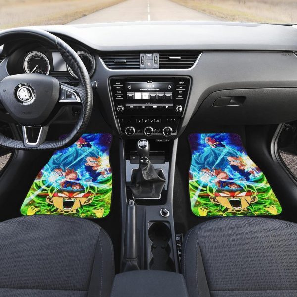 Goku Car Accessories Dragon Ball Z Car Mats Anime Vegeta gogeta Vs Broly Chibi
