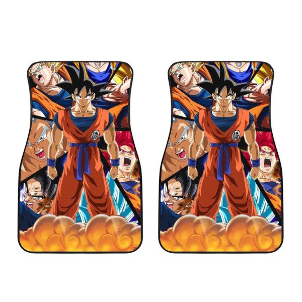 Goku Car Floor Mats Custom Dragon Ball Super Anime Fan Gift