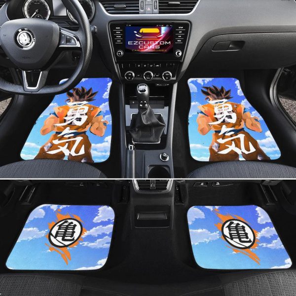 goku car floor mats dragon ball anime car accessories cvplp