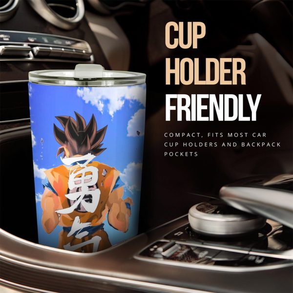 goku car tumbler cup dragon ball anime car accessories racye