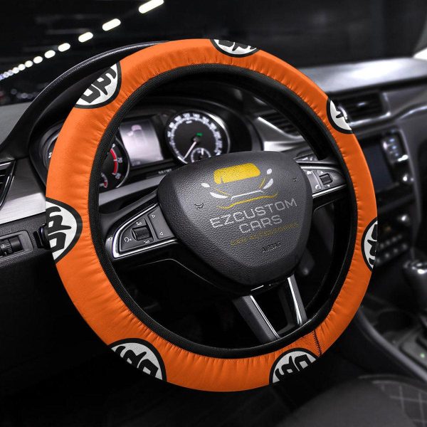 Kame Kanji Anime Steering Wheel Cover Custom Dragon Ball Anime Car Accessories