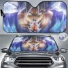 Goku Ultra Instinct DBZ Car Sun shade Anime Car Accessories