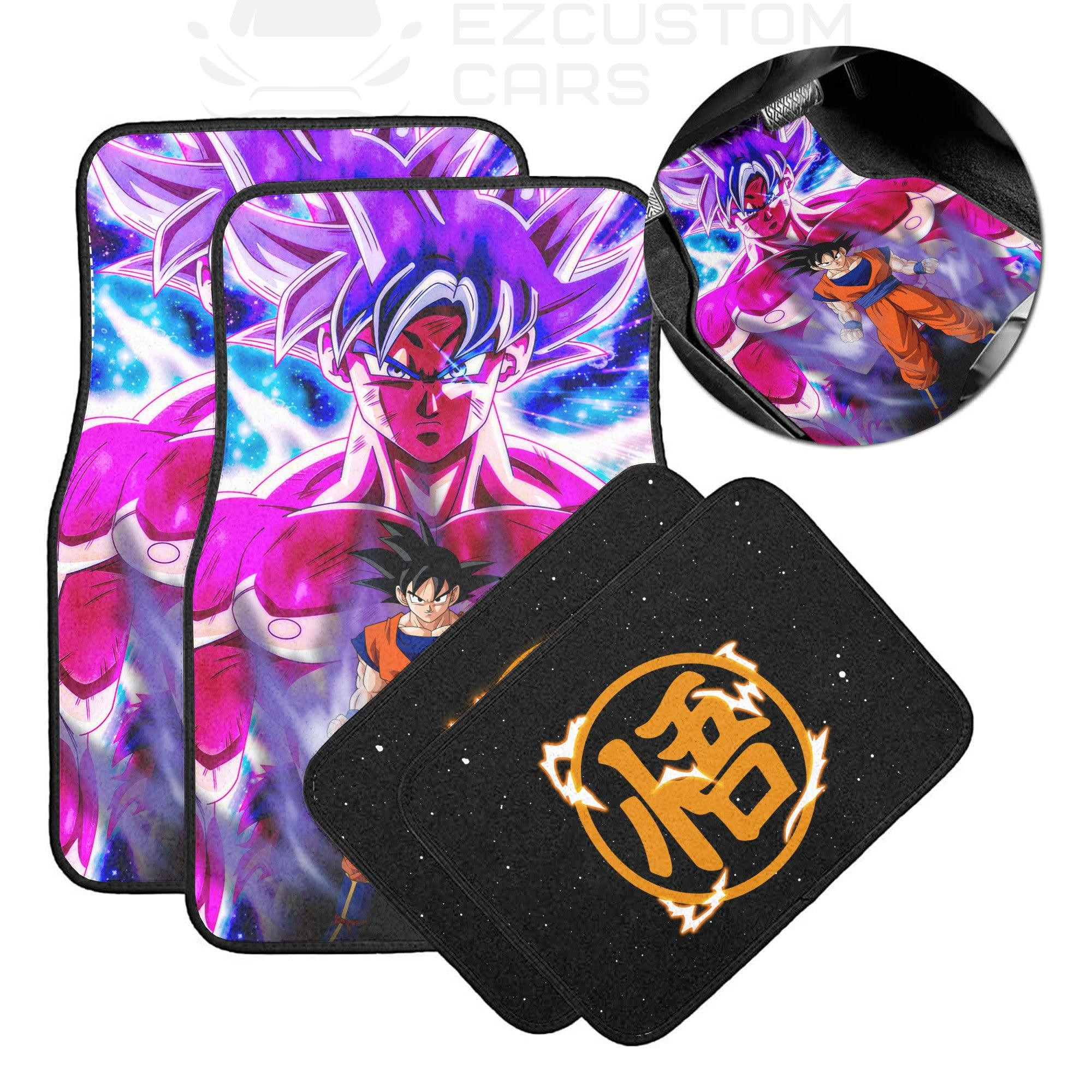 Goku Ultral Instinct Dragon Ball Z Car Floor Mats Goku Ultral Instinct Dragon Ball Z Car Floor Mats