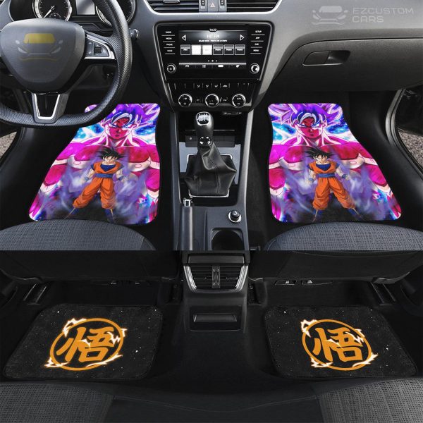 Goku Ultral Instinct Dragon Ball Z Car Floor Mats 2 goku ultral instinct dragon ball z car floor mats k8efs