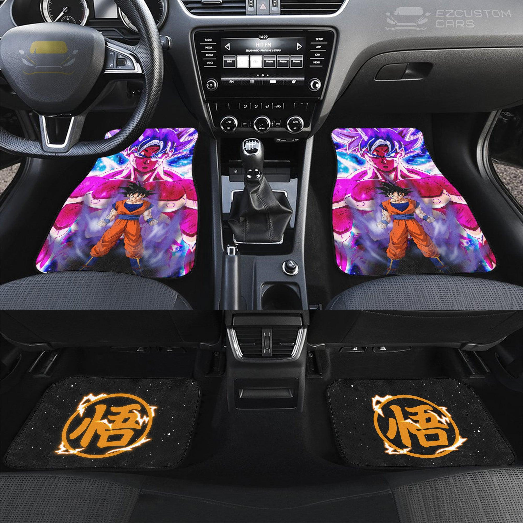 Goku Ultral Instinct Dragon Ball Z Car Floor Mats Goku Ultral Instinct Dragon Ball Z Car Floor Mats