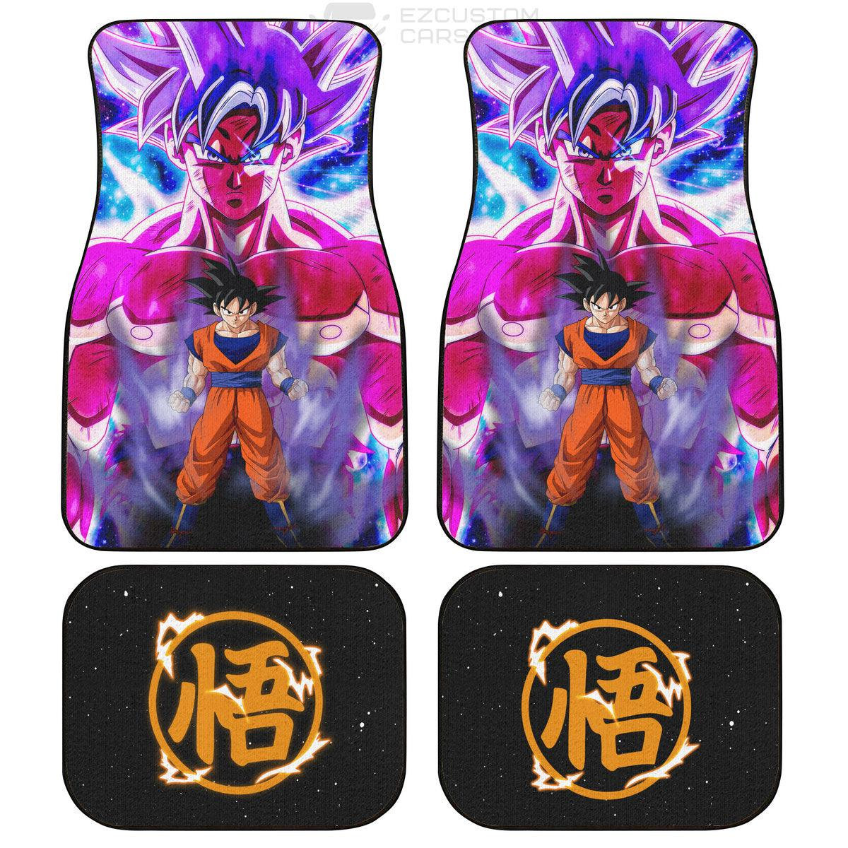 Goku Ultral Instinct Dragon Ball Z Car Floor Mats Goku Ultral Instinct Dragon Ball Z Car Floor Mats