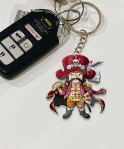 gol d roger keychains custom one piece anime car accessories betjr