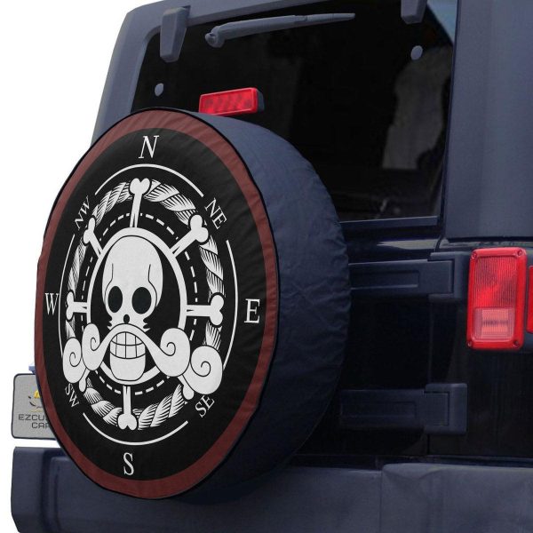 gol d roger spare tire cover custom one piece anime car accessories xxsnw