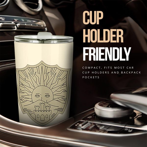 Golden Dawn Stainless Steel Tumbler Black Clover Anime Car Accessories