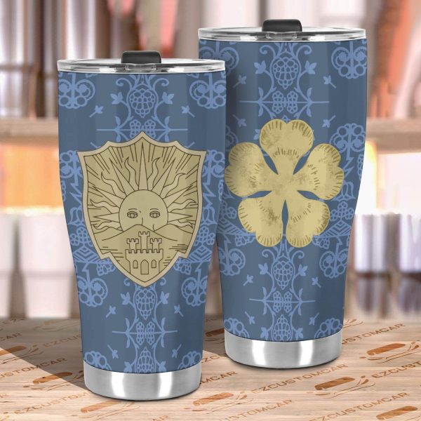 golden dawn stainless steel tumbler custom black clover anime car accessories aj2sf