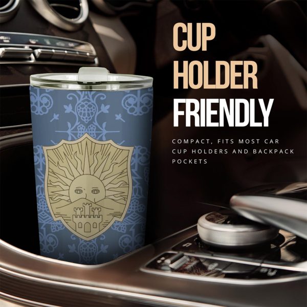 Golden Dawn Stainless Steel Tumbler Custom Black Clover Anime Car Accessories