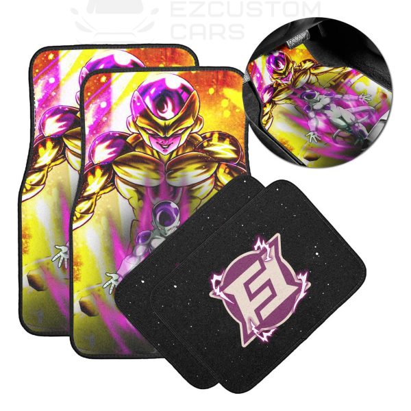 golden frieza dragon ball car floor mats g4cjx