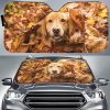 Golden Retriever Cute Car Sun Shade