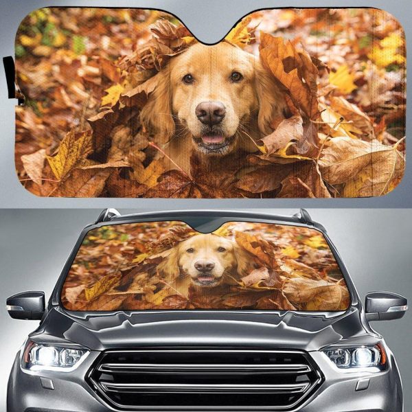 Golden Retriever Cute Car Sun Shade