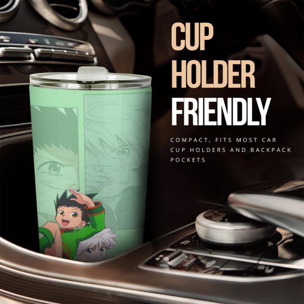 gon and killua car tumbler cup custom hunter x hunter anime car accessories 3f2ec