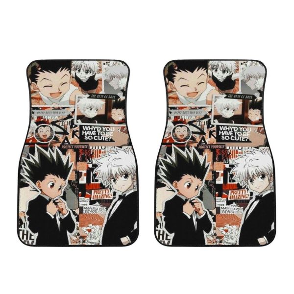 gon and killua hunter x hunter car floor mats kdcbw