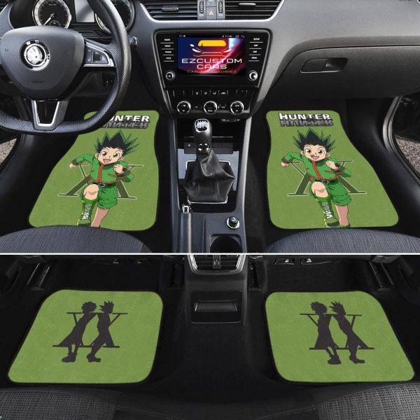 gon car floor mats hunter x hunter anime custom car accessories znxht