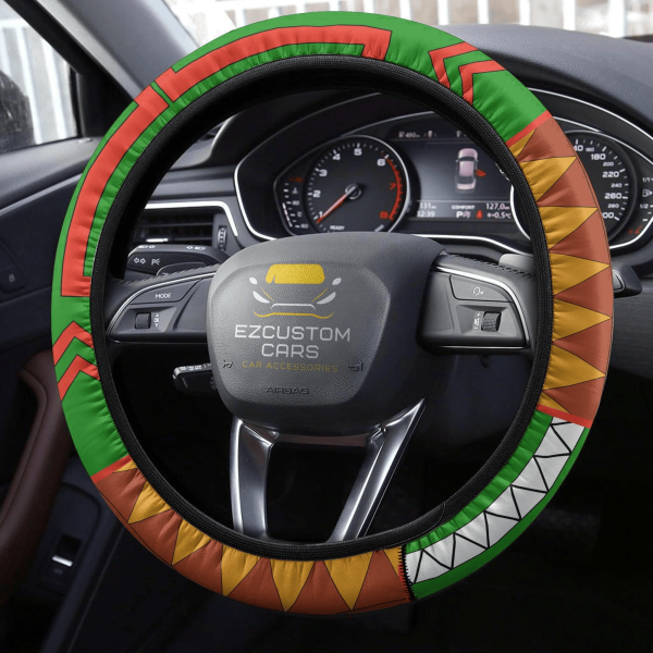 gon freecss anime steering wheel cover custom anime hunter x hunter car accessories rimll