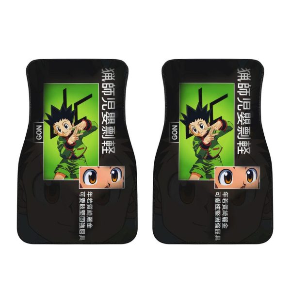 gon freecss car floor mats custom hunter x hunter anime car accessories kf2hs