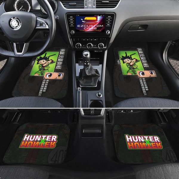 gon freecss car floor mats custom hunter x hunter anime car accessories qsjdf