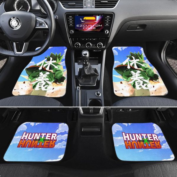 gon freecss car floor mats hunter x hunter anime custom car accessories n4ftp