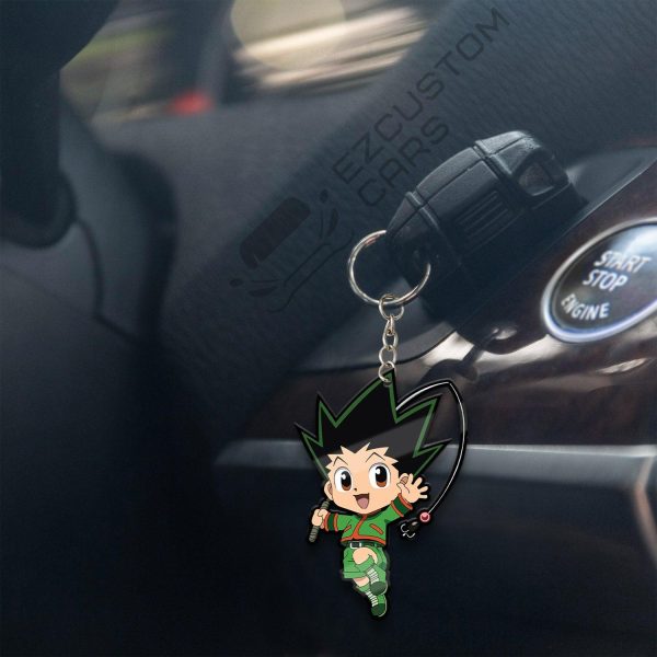 gon freecss keychains custom hunter x hunter car accessories rtdhu