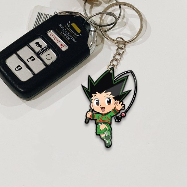 gon freecss keychains custom hunter x hunter car accessories tnu2v