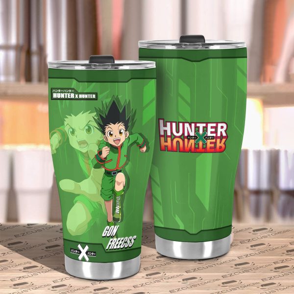 gon freecss travel mug gift idea for hunter x hunter fans izvbv