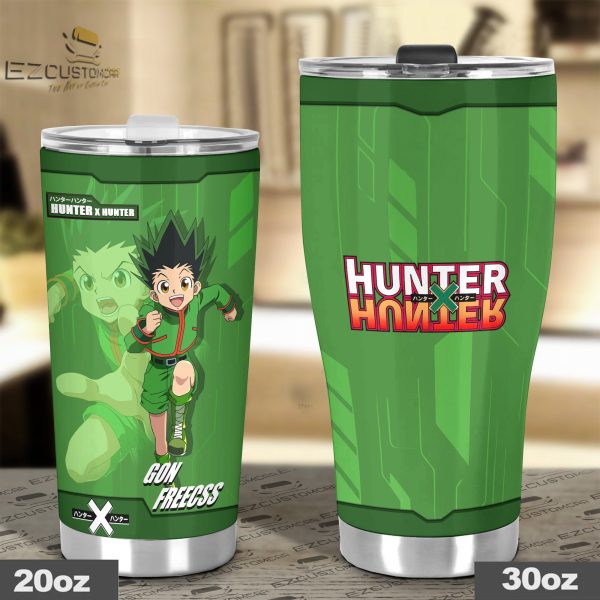 gon freecss travel mug gift idea for hunter x hunter fans o4rsh