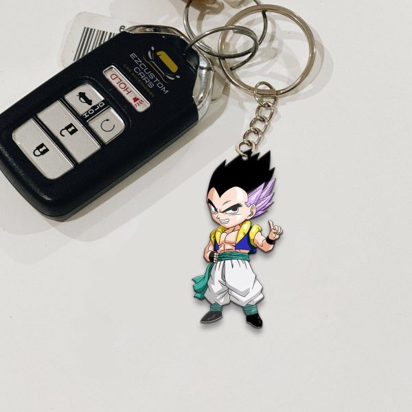 Gotenks Keychains Custom Dragon Ball Anime Car Accessories