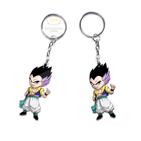 gotenks keychains custom dragon ball anime car accessories fun86