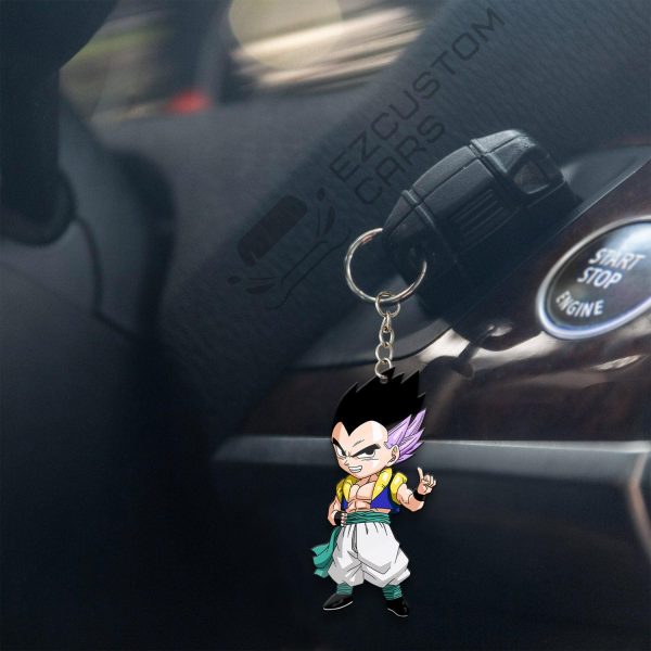 gotenks keychains custom dragon ball anime car accessories hgtwr