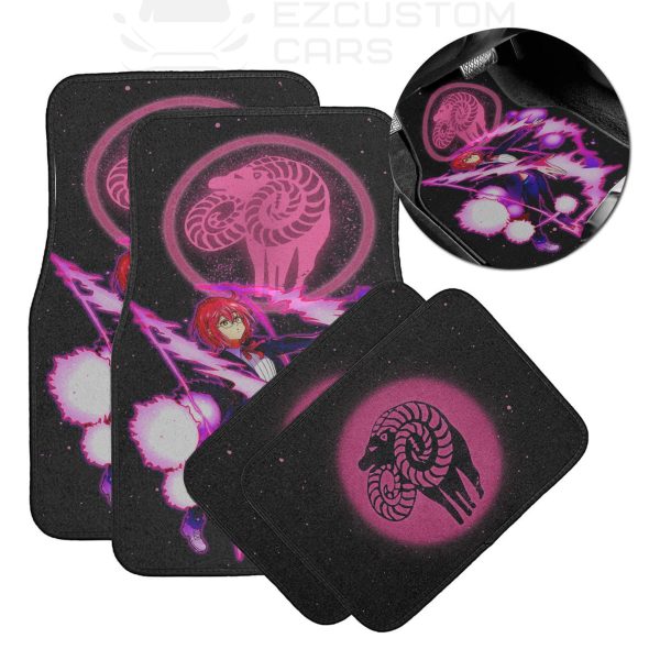 Gowther Car Floor Mats Custom Seven Deadly Sins Anime Car Accessories