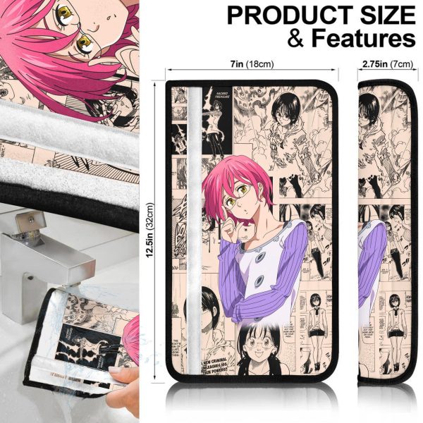 gowther seven deadly sins seat belt covers custom anime car accessories jlql3
