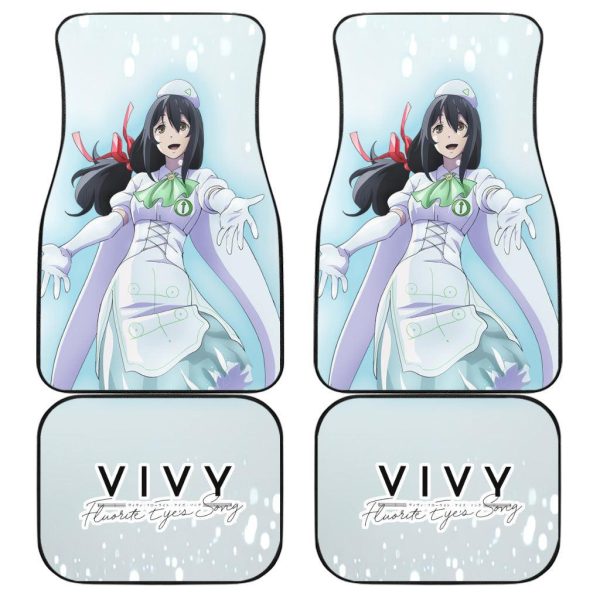 Vivy Car Floor Mats Custom Vivy: Fluorite Eye’s Song Anime Car Accessories