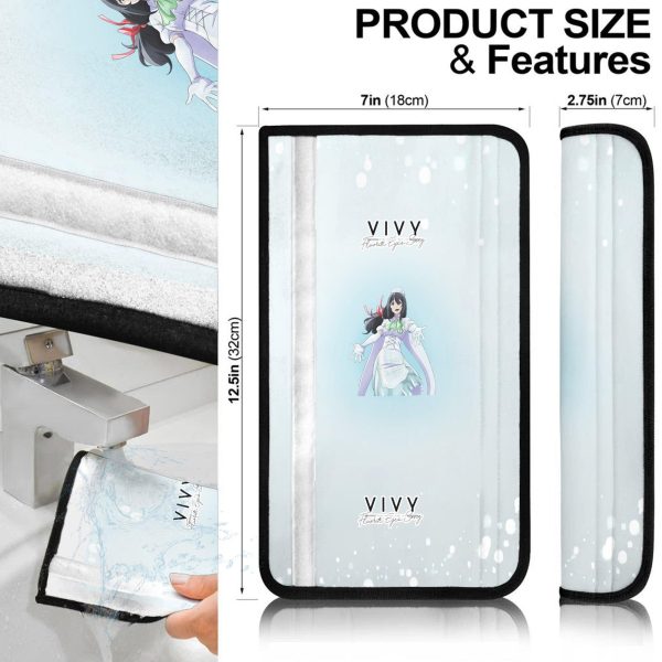 grace seat belt covers custom vivy fluorite eyes song anime car accessories al7fu