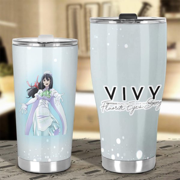 grace stainless steel tumbler custom vivy fluorite eyes song anime car accessories xrljy