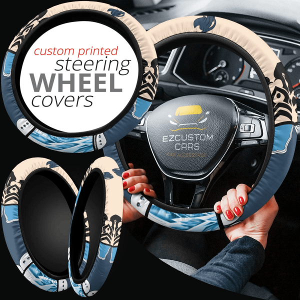 gray fullbuster fairy tail anime steering wheel cover rbdvz