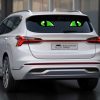Green Cat Eyes Custom Car Sticker Animal Car Accessories