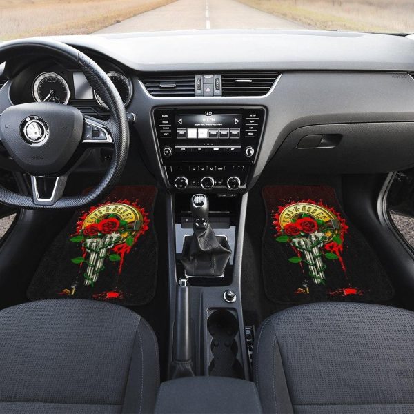 gun n rose custom car floor mats oohxs