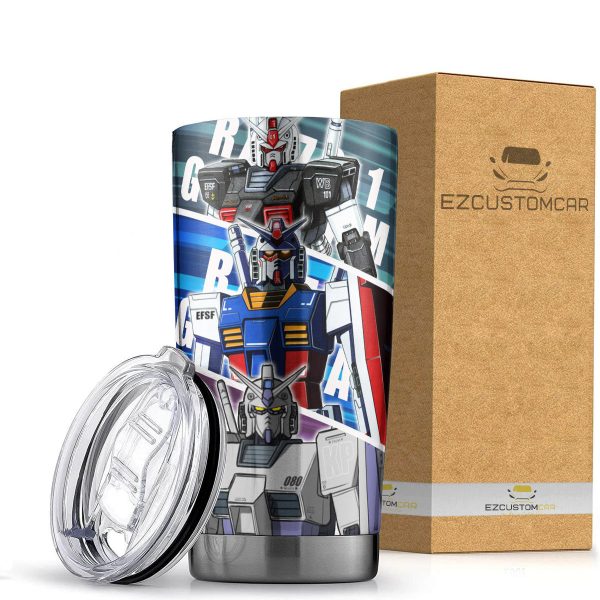 Gundam RX-78 Tumbler – Personalized Gundam custom Travel Tumblers