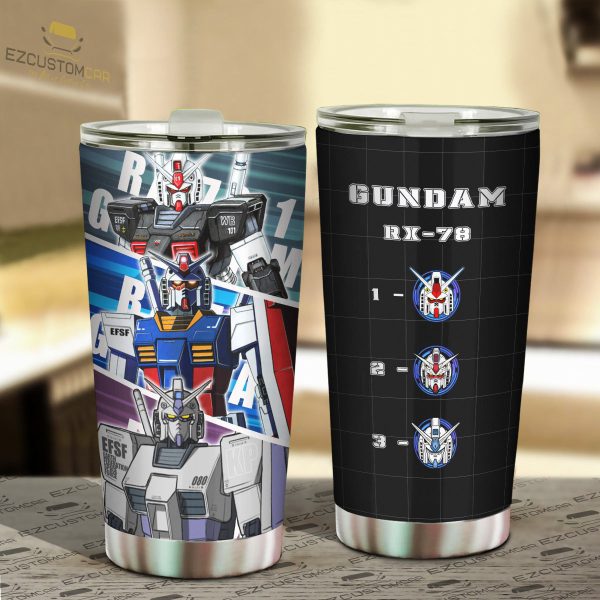 Gundam RX-78 Tumbler – Personalized Gundam custom Travel Tumblers