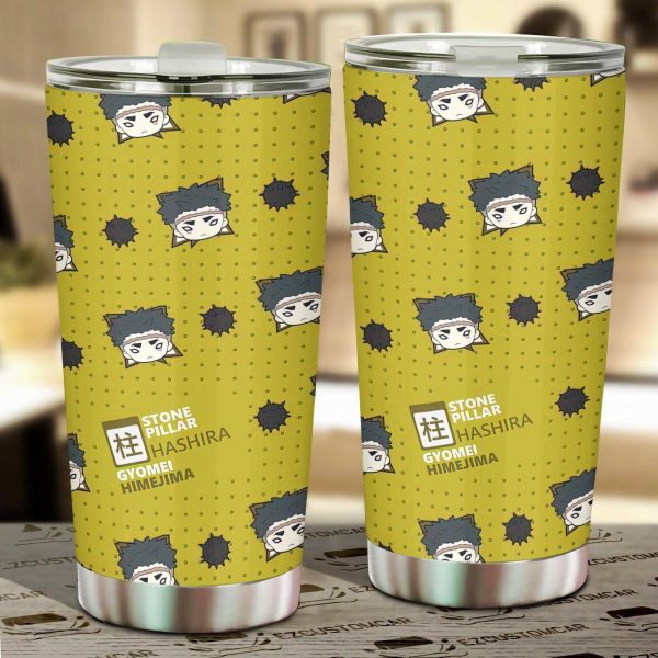 Gyomei Himejima Tumbler Cup Custom Demon Slayers Anime Car Accessories