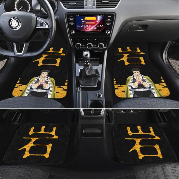 Gyomei Himejima Demon Slayer Anime Car Floor Mats 2 gyomei himejima demon slayer anime car floor mats iztqs