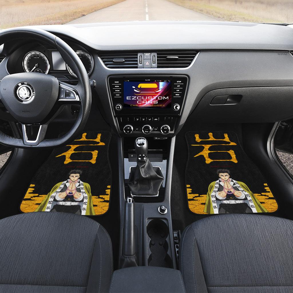 Gyomei Himejima Demon Slayer Anime Car Floor Mats Gyomei Himejima Demon Slayer Anime Car Floor Mats