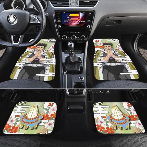 gyomei himejima demon slayer car floor mats ncrlh