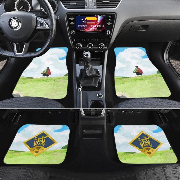 gyuu tomioka car floor mats demon slayer car floor mats yl3cf