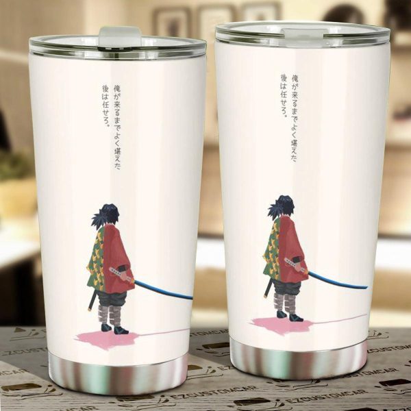 Gyuu Tomioka Car Tumbler Cup Demon Slayer Anime Car Accessories