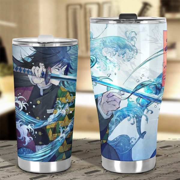 gyuu tomioka car tumbler cup custom demon slayer anime car accessories r6wdh