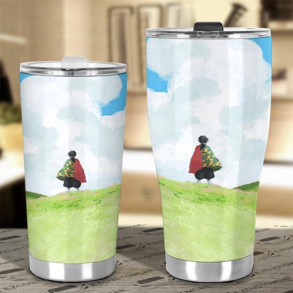 gyuu tomioka car tumbler cup demon slayer anime car accessories rniex
